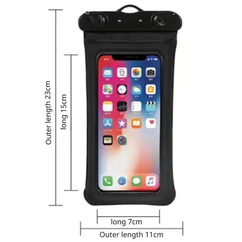 2 Pack Waterproof Phone IPX8 Fits iPhone Samsung Huawei Universal Dry Bag Case